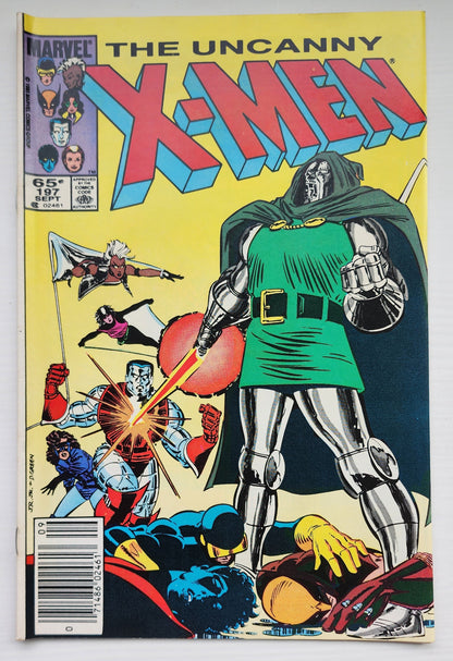 UNCANNY X-MEN #197 1985 NEWSSTAND X-Men MARVEL COMICS