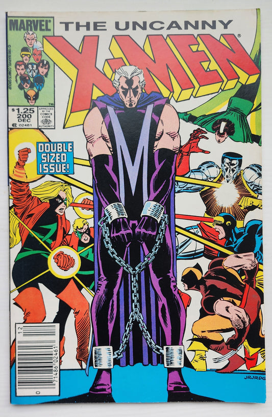 UNCANNY X-MEN #200 1985 NEWSSTAND (TRIAL OF MAGNETO) X-Men MARVEL COMICS