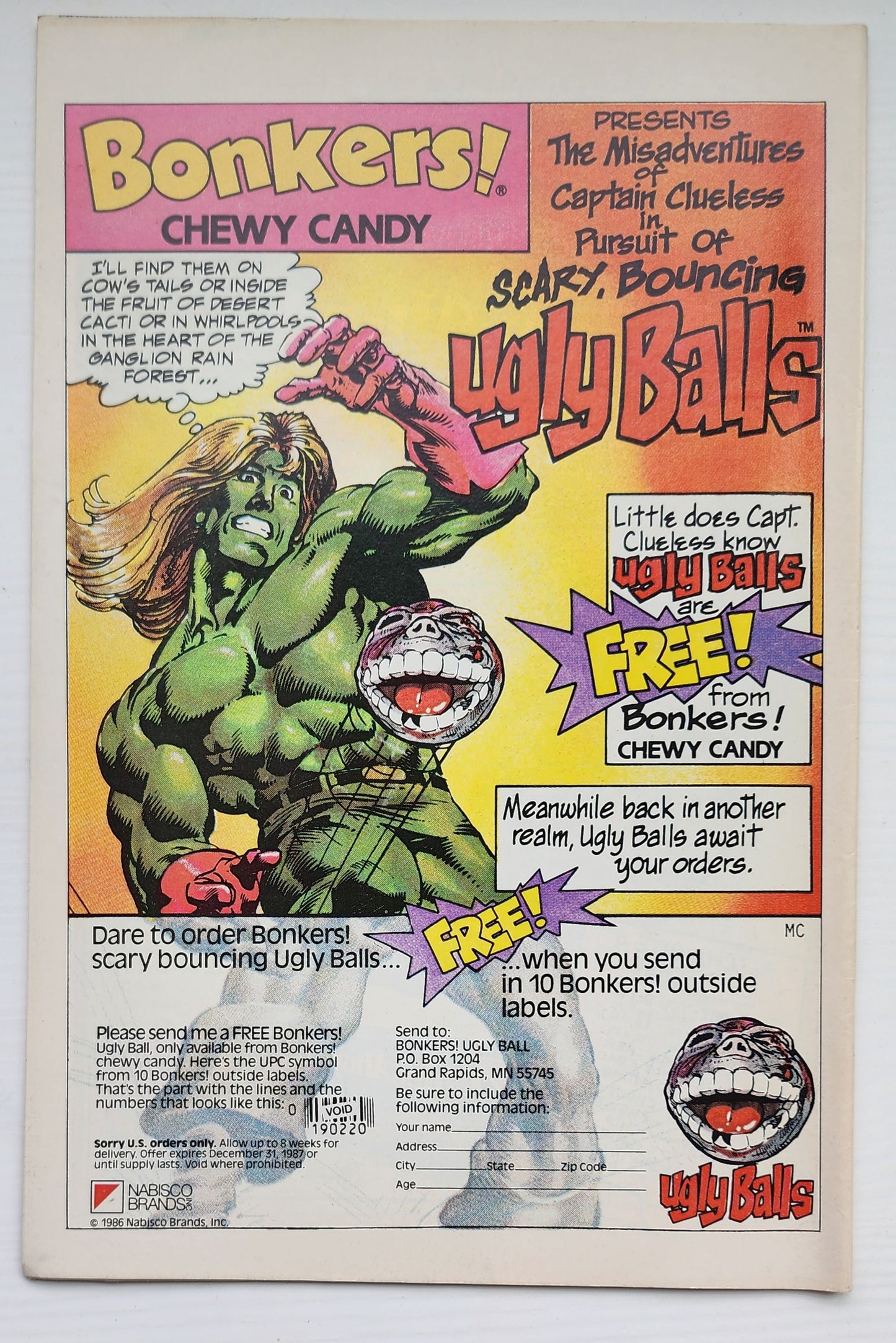 UNCANNY X-MEN #217 1987 NEWSSTAND X-Men MARVEL COMICS