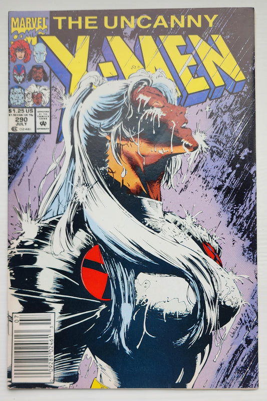 UNCANNY X-MEN #290 1992 NEWSSTAND X-Men MARVEL COMICS