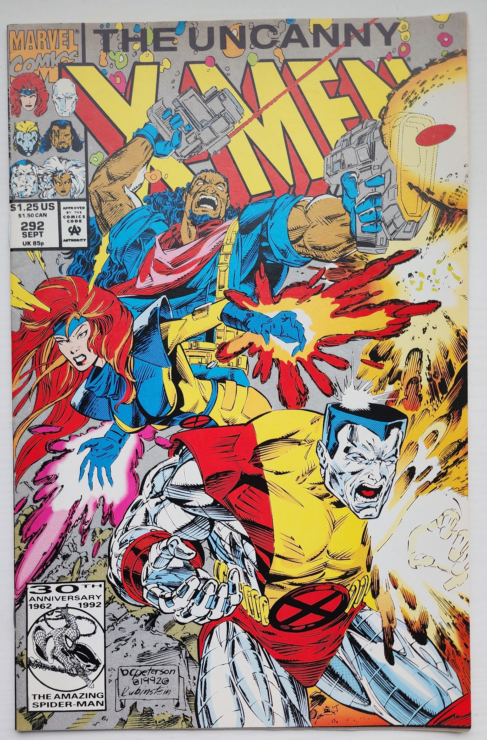 UNCANNY X-MEN #292 1992 X-Men MARVEL COMICS