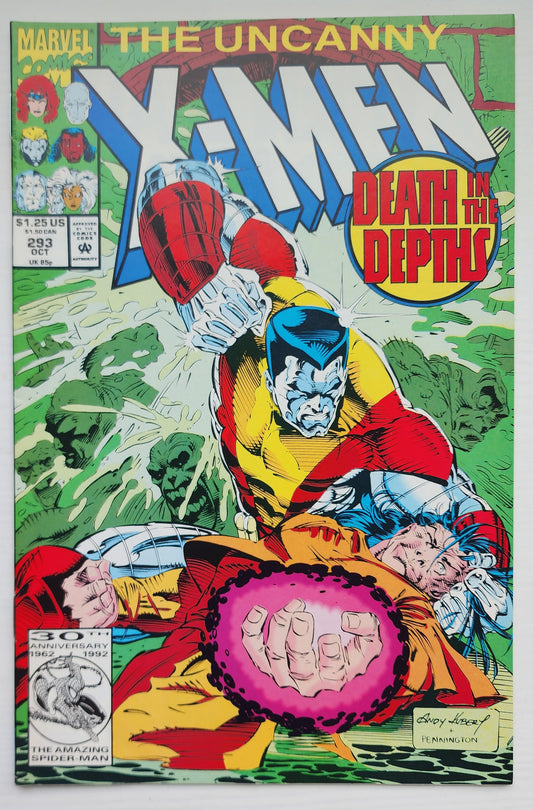 UNCANNY X-MEN #293 1992 X-Men MARVEL COMICS