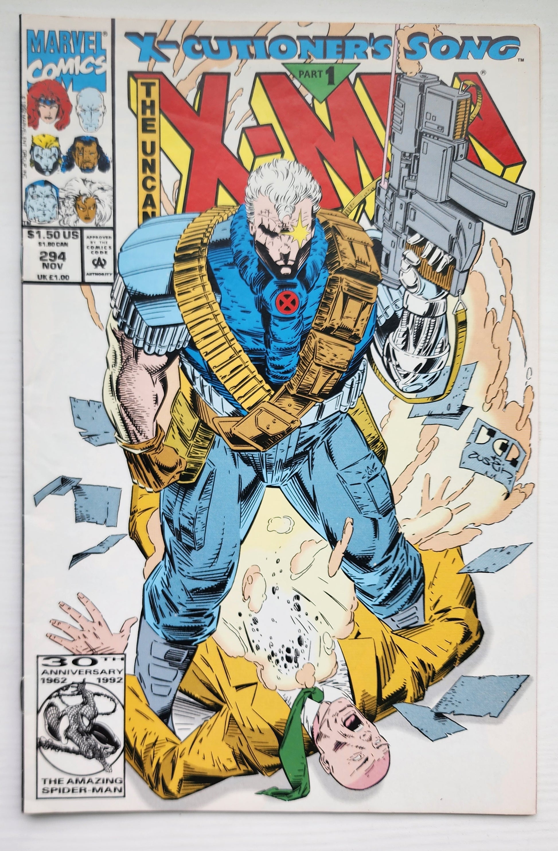 UNCANNY X-MEN #294 1992 X-Men MARVEL COMICS