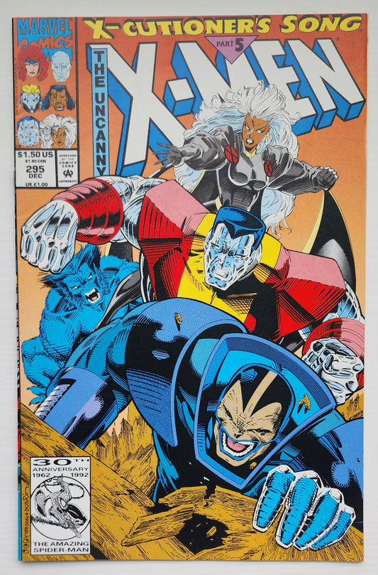 UNCANNY X-MEN #295 1992 X-Men MARVEL COMICS