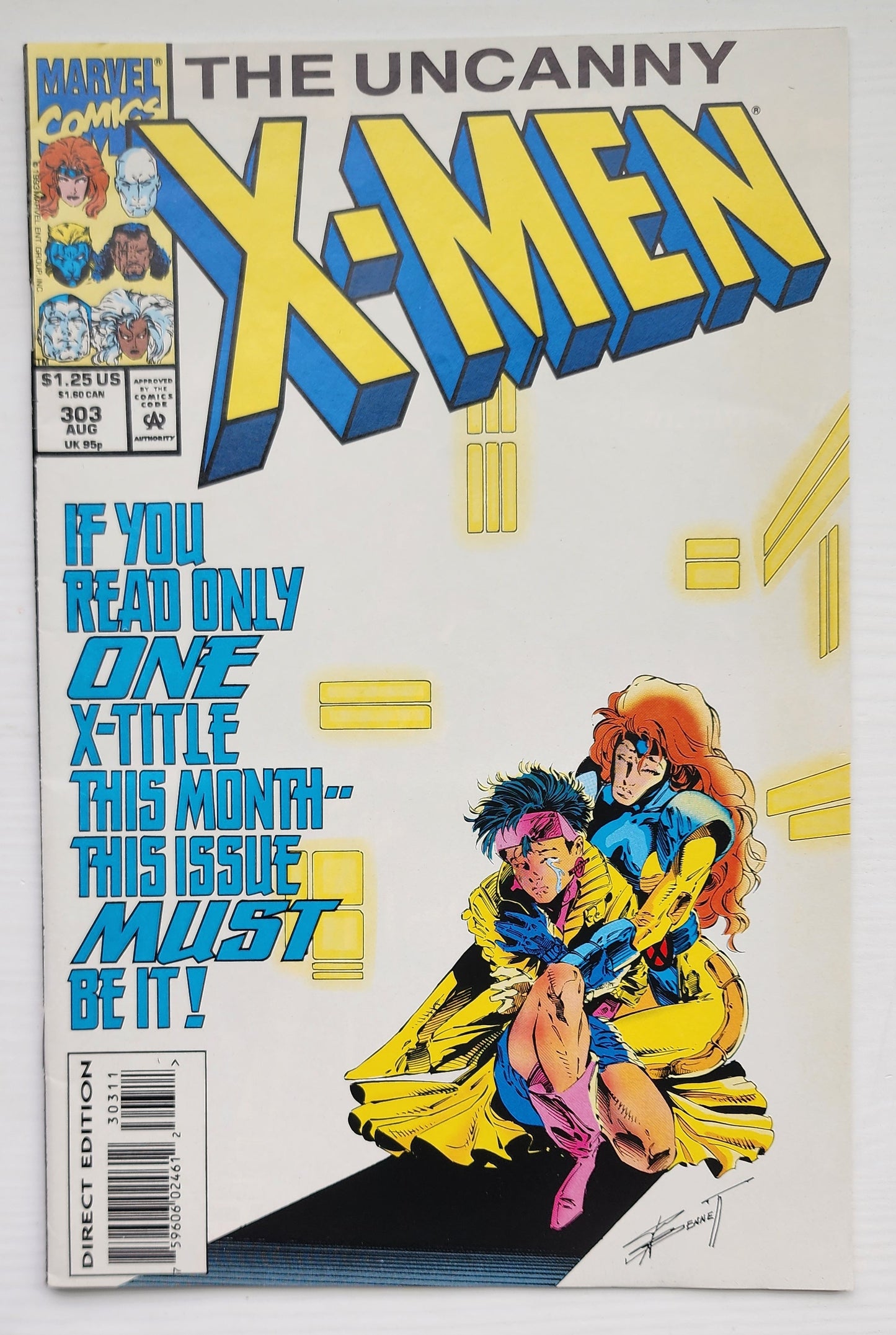 UNCANNY X-MEN #303 1993 X-Men MARVEL COMICS