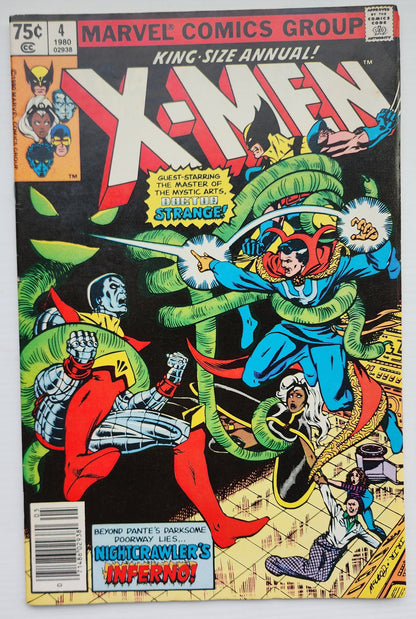 X-MEN ANNUAL #4 1980 NEWSSTAND X-Men MARVEL COMICS