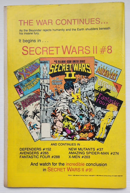 X-MEN ANNUAL #9 1985 NEWSSTAND HOMAGE X-Men MARVEL COMICS