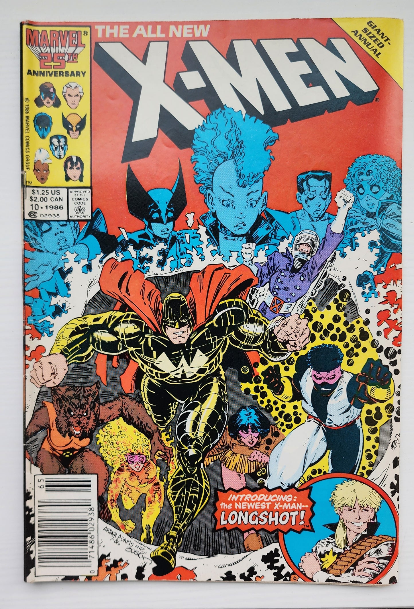 X-MEN ANNUAL #10 1986 NEWSSTAND X-Men MARVEL COMICS