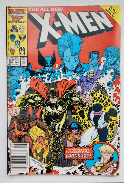 X-MEN ANNUAL #10 1986 NEWSSTAND X-Men MARVEL COMICS