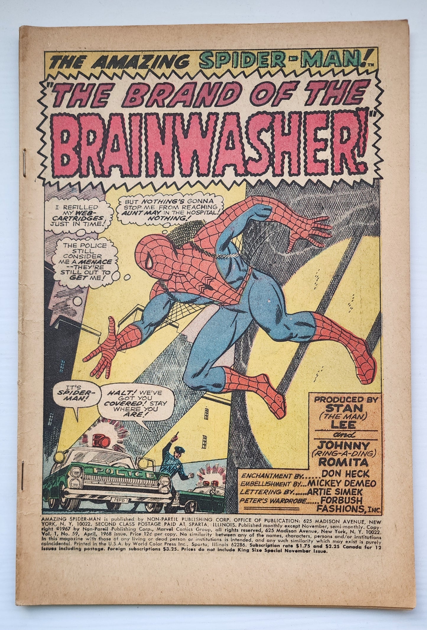 AMAZING SPIDER-MAN #59 Amazing Spider-Man MARVEL COMICS