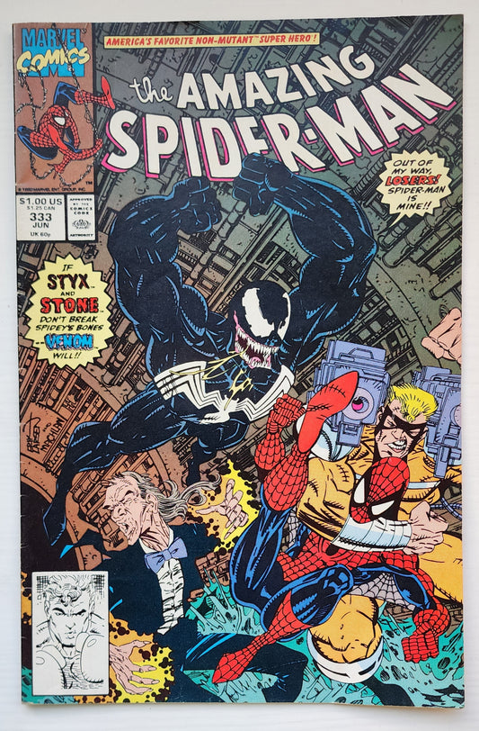 AMAZING SPIDER-MAN #333 1990 Amazing Spider-Man MARVEL COMICS