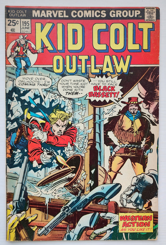 KID COLT OUTLAW #195 1975 Kid Colt Outlaw MARVEL COMICS