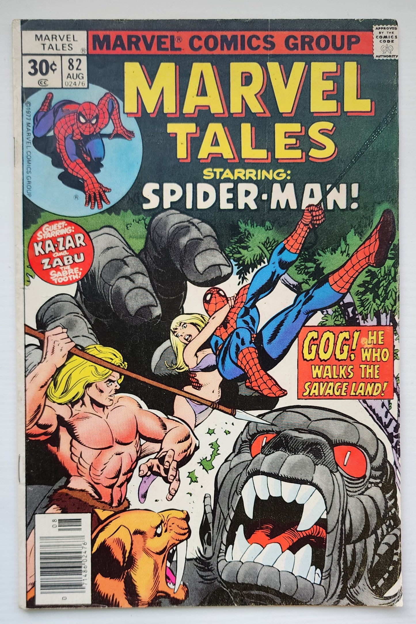 MARVEL TALES #82 STARRING SPIDER-MAN 1977 Marvel Tales MARVEL COMICS