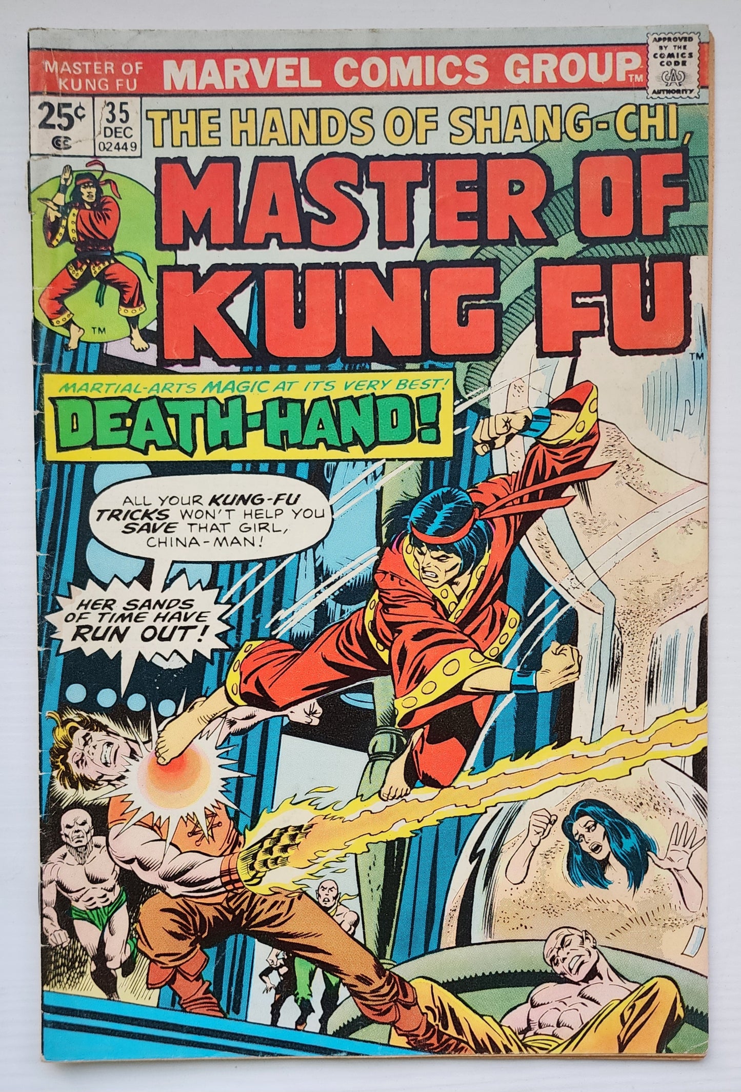 MASTER OF KUNG FU #35 1975 Master of Kung Fu MARVEL COMICS