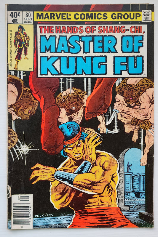 MASTER OF KUNG FU #80 1979 NEWSSTAND Master of Kung Fu MARVEL COMICS