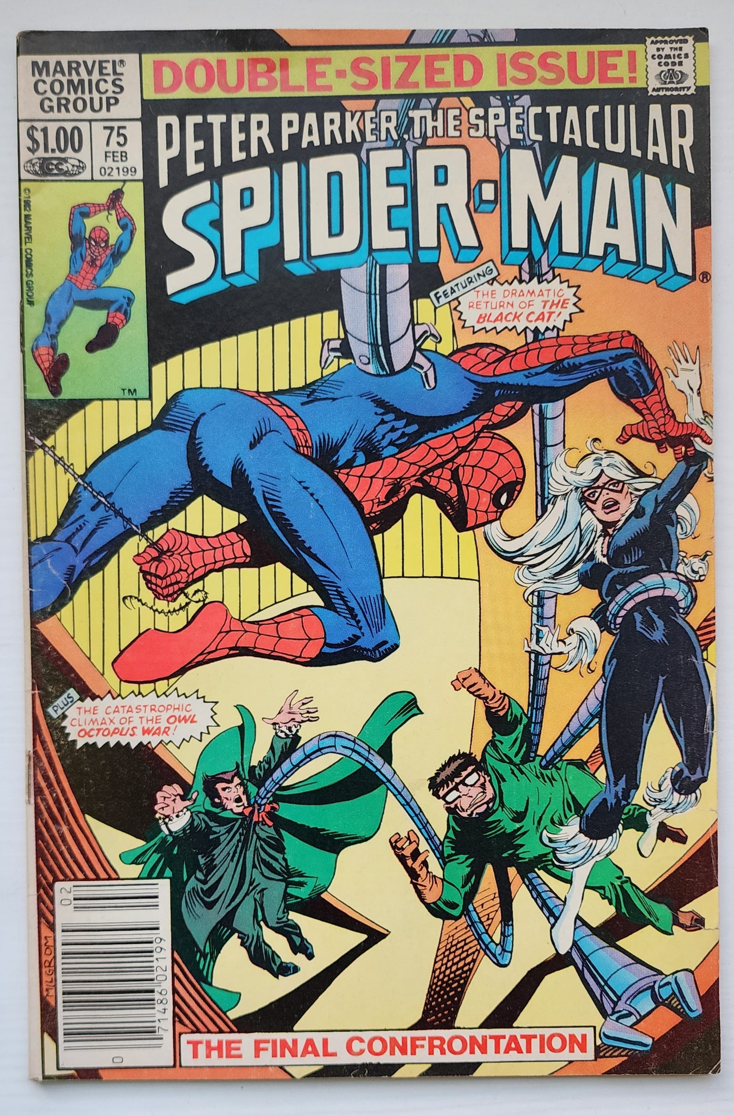 SPECTACULAR SPIDER-MAN #75 1983 NEWSSTAND Spectacular Spider-Man MARVEL COMICS