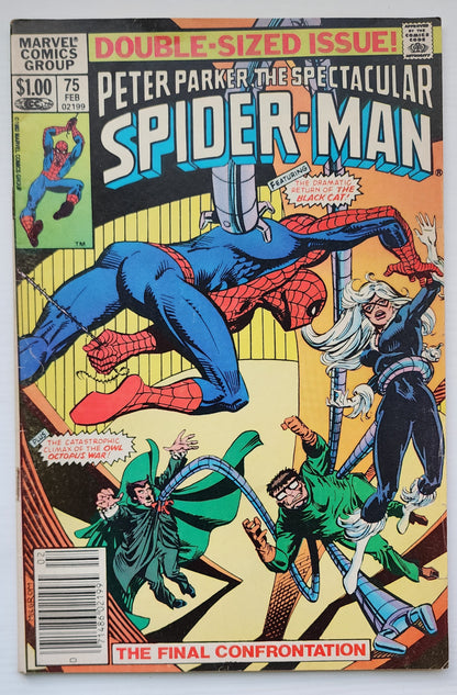 SPECTACULAR SPIDER-MAN #75 1983 NEWSSTAND Spectacular Spider-Man MARVEL COMICS