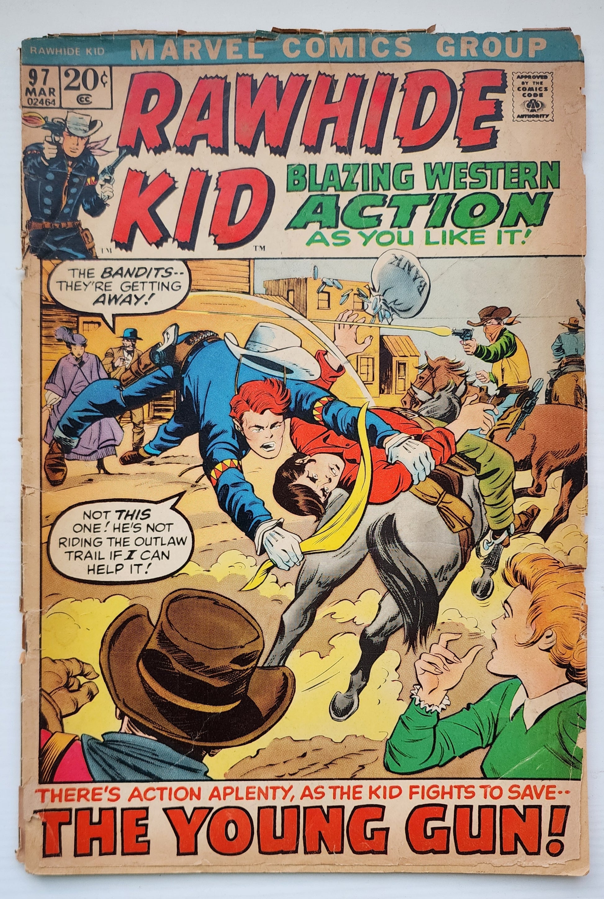 RAWHIDE KID #97 1973 Rawhide Kid MARVEL COMICS