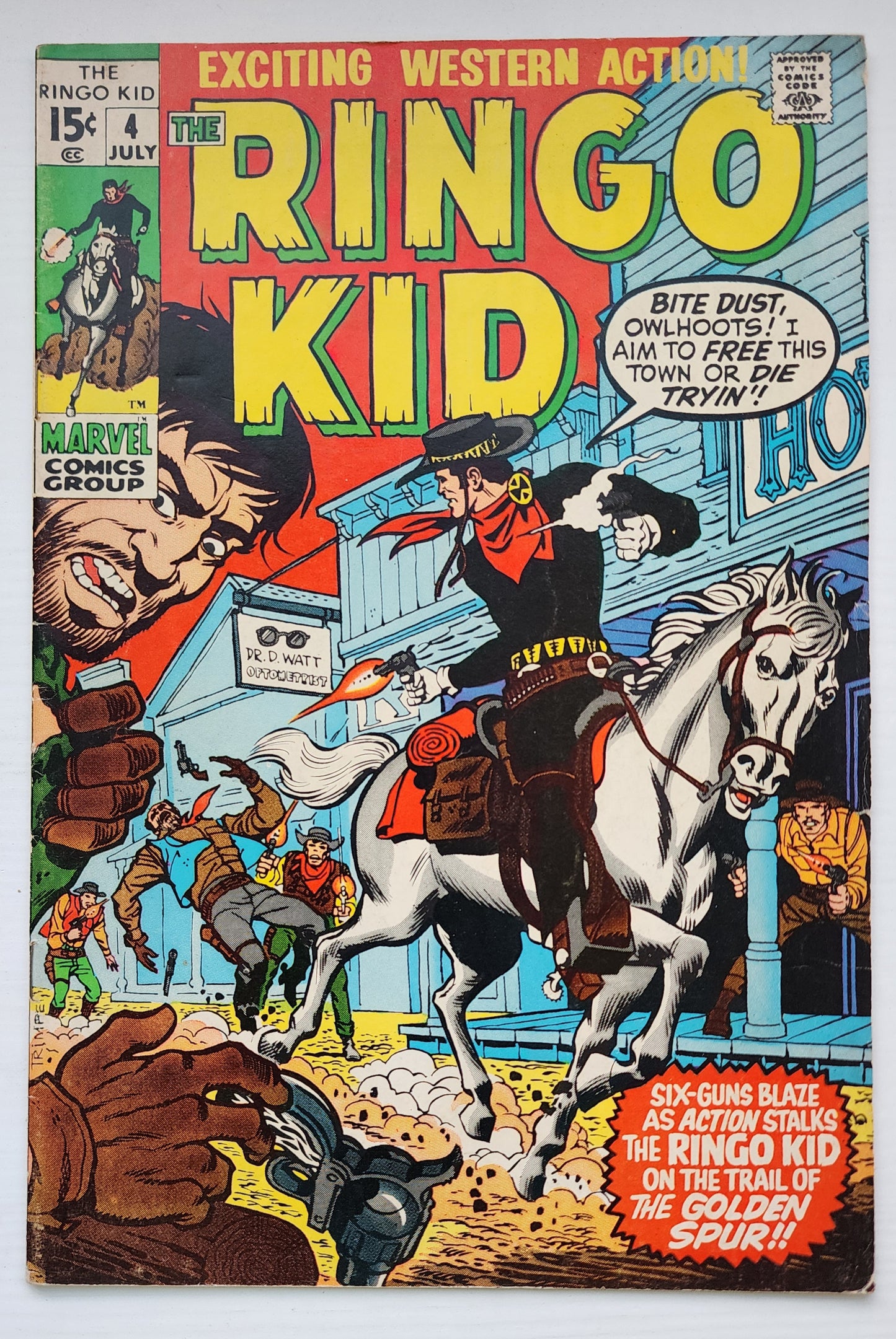 RINGO KID #4 1970 Ringo Kid MARVEL COMICS