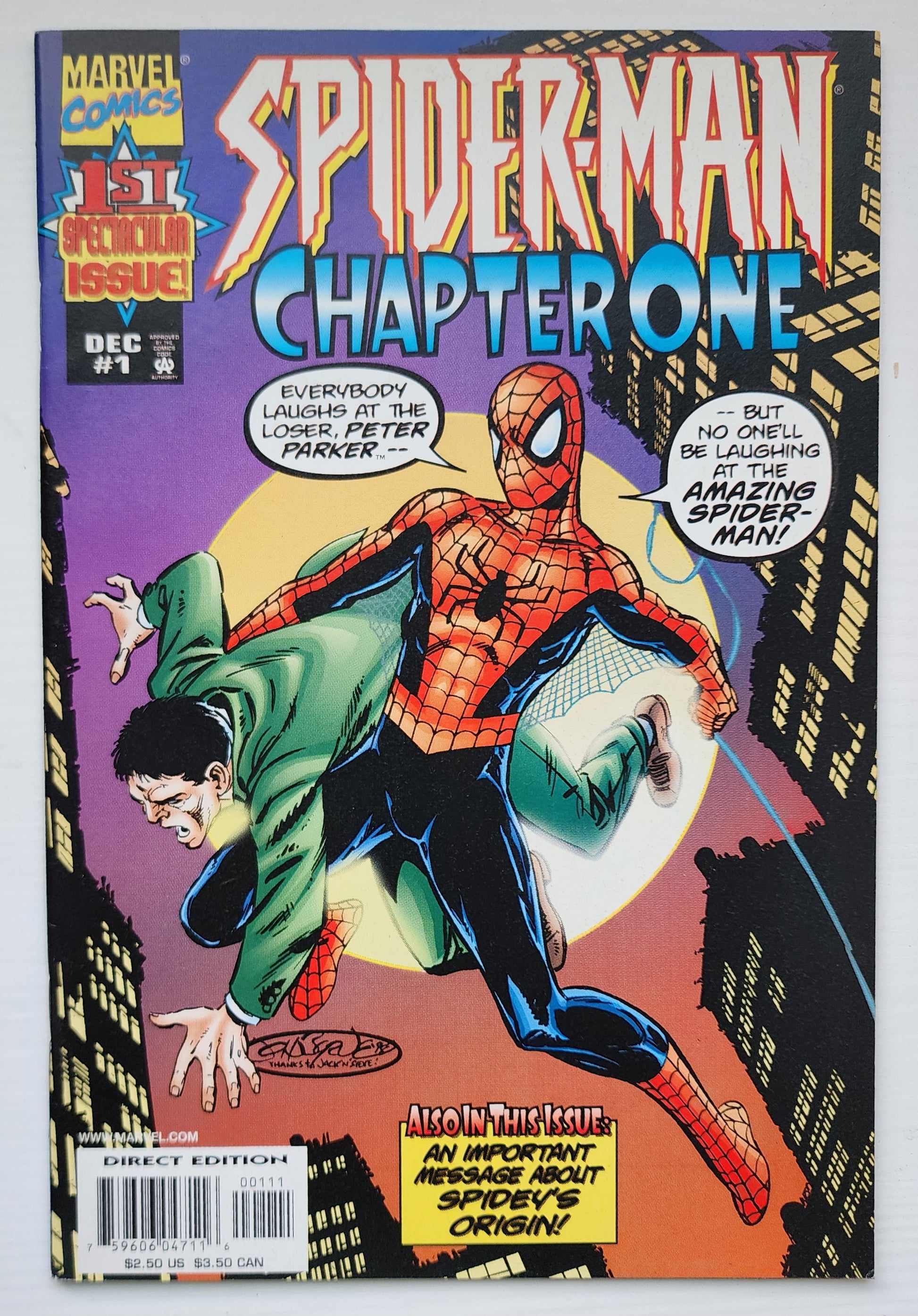 SPIDER-MAN CHAPTER #1 1998 Spider-Man MARVEL COMICS