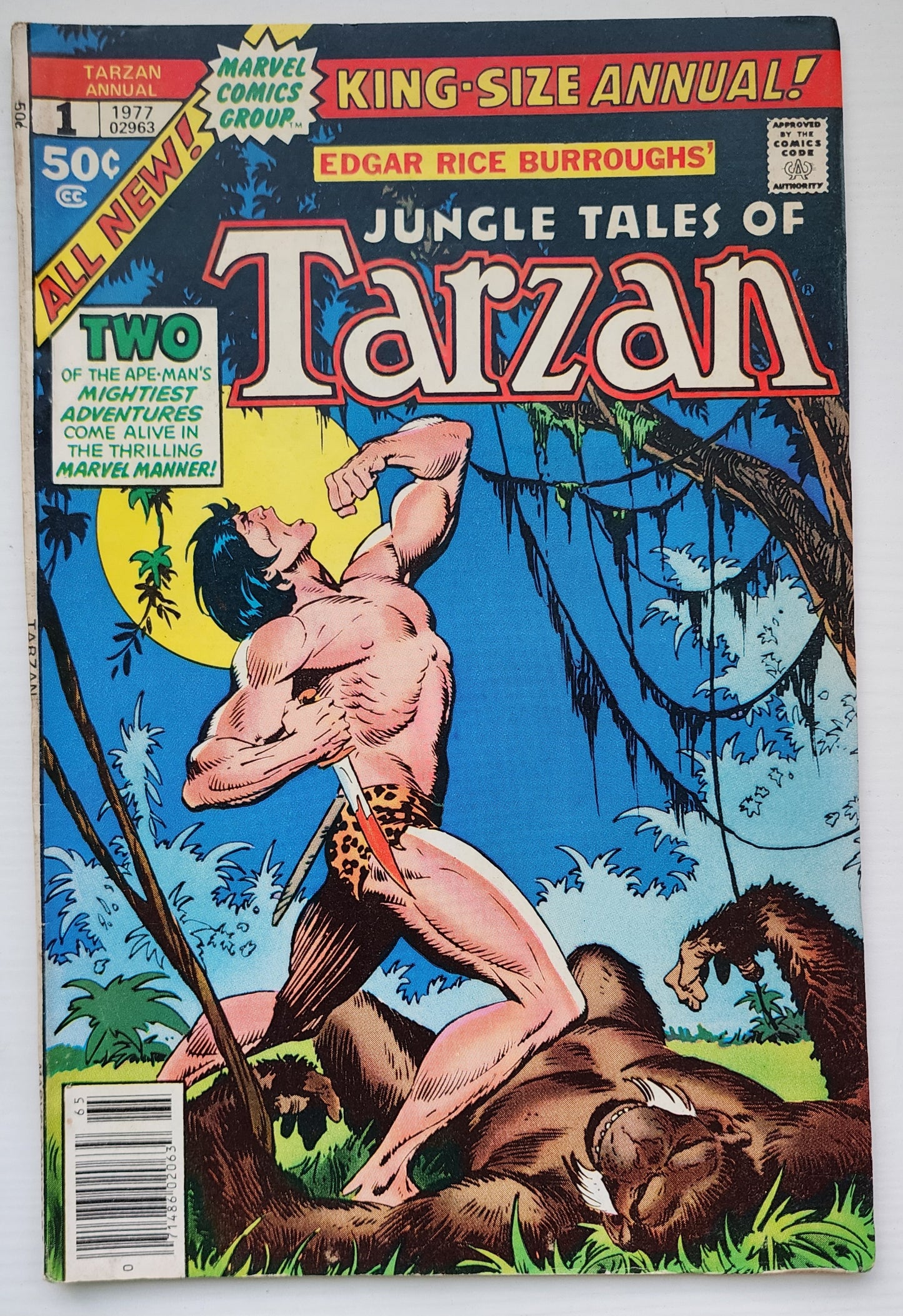 TARZAN #1 1977 Tarzan MARVEL COMICS
