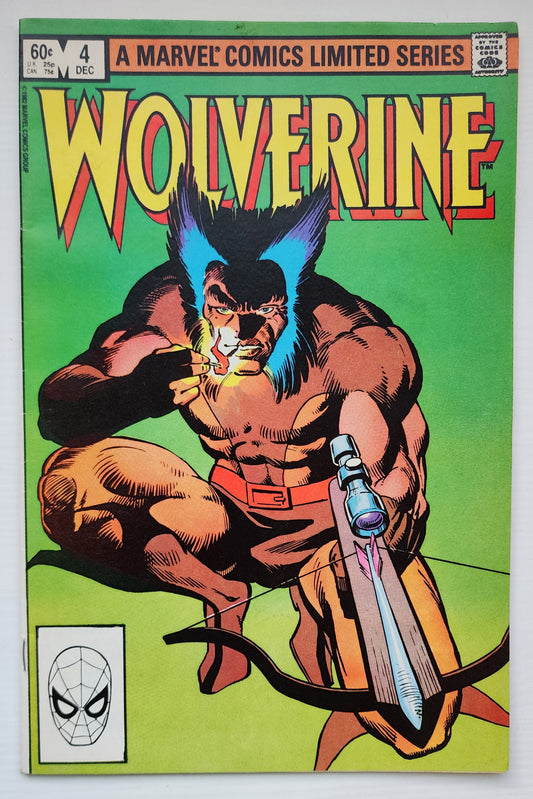 WOLVERINE #4 1982 Wolverine MARVEL COMICS