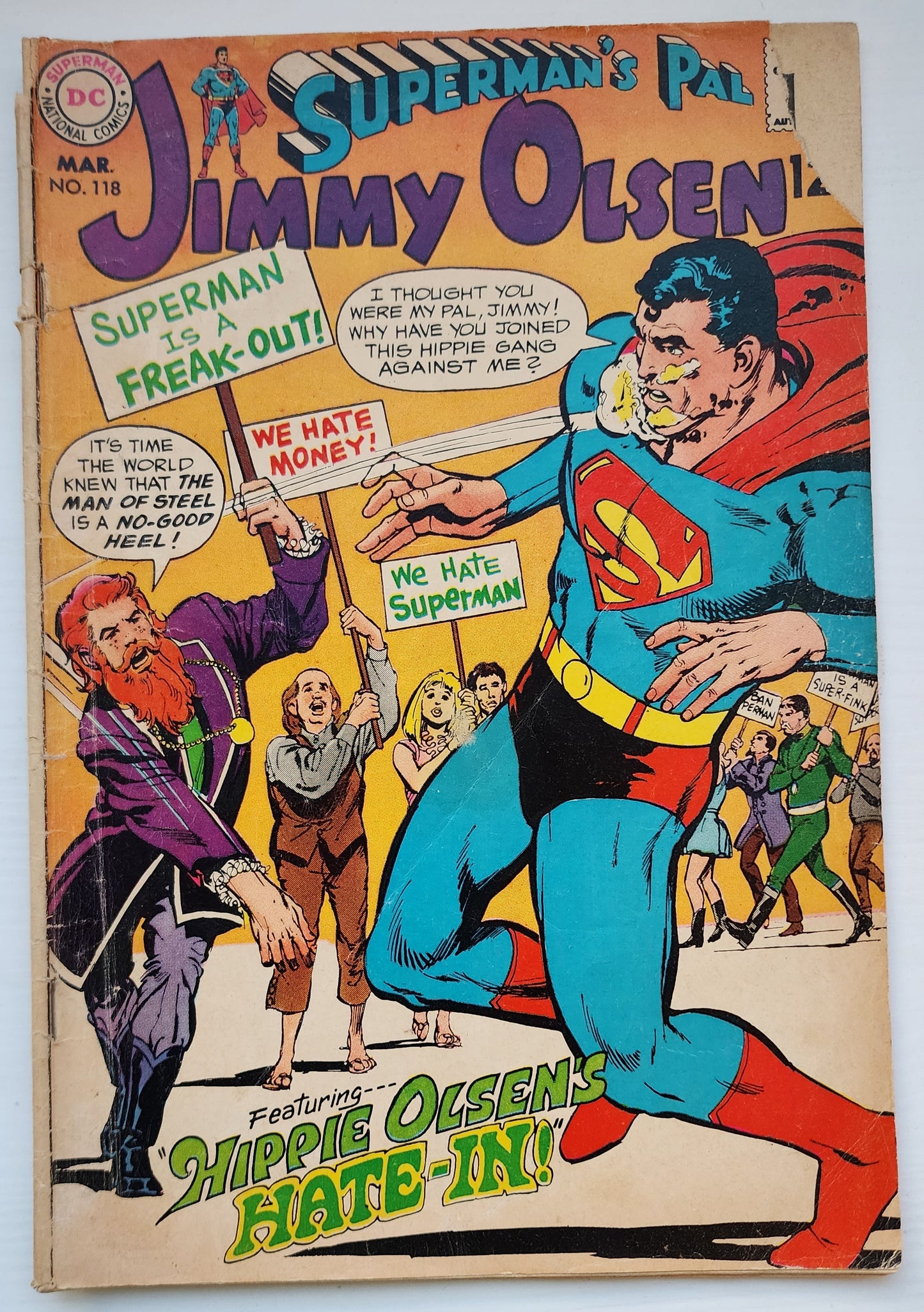 SUPERMANS PAL JIMMY OLSEN #118 1969 Superman DC COMICS