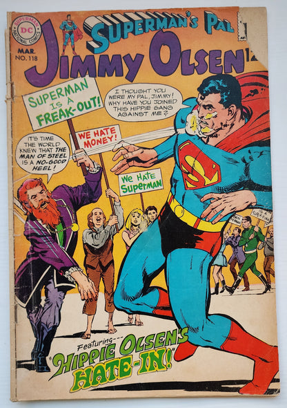 SUPERMANS PAL JIMMY OLSEN #118 1969 Superman DC COMICS