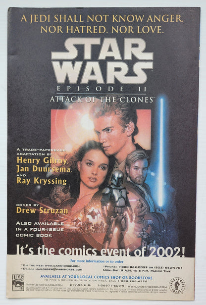 STAR WARS TALES JEDIS WEAPON FCBD 2002 Star Wars DARK HORSE COMICS