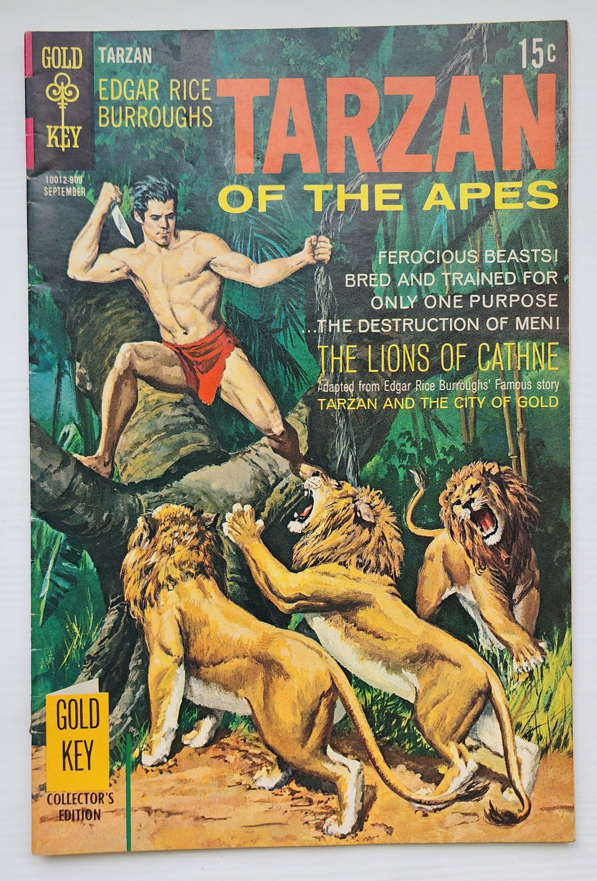 TARZAN OF THE APES #187 1969 Tarzan GOLD KEY