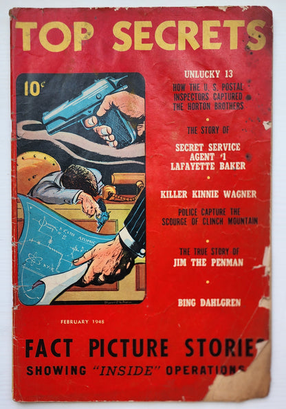 TOP SECRETS #4 1948 GOLD KEY