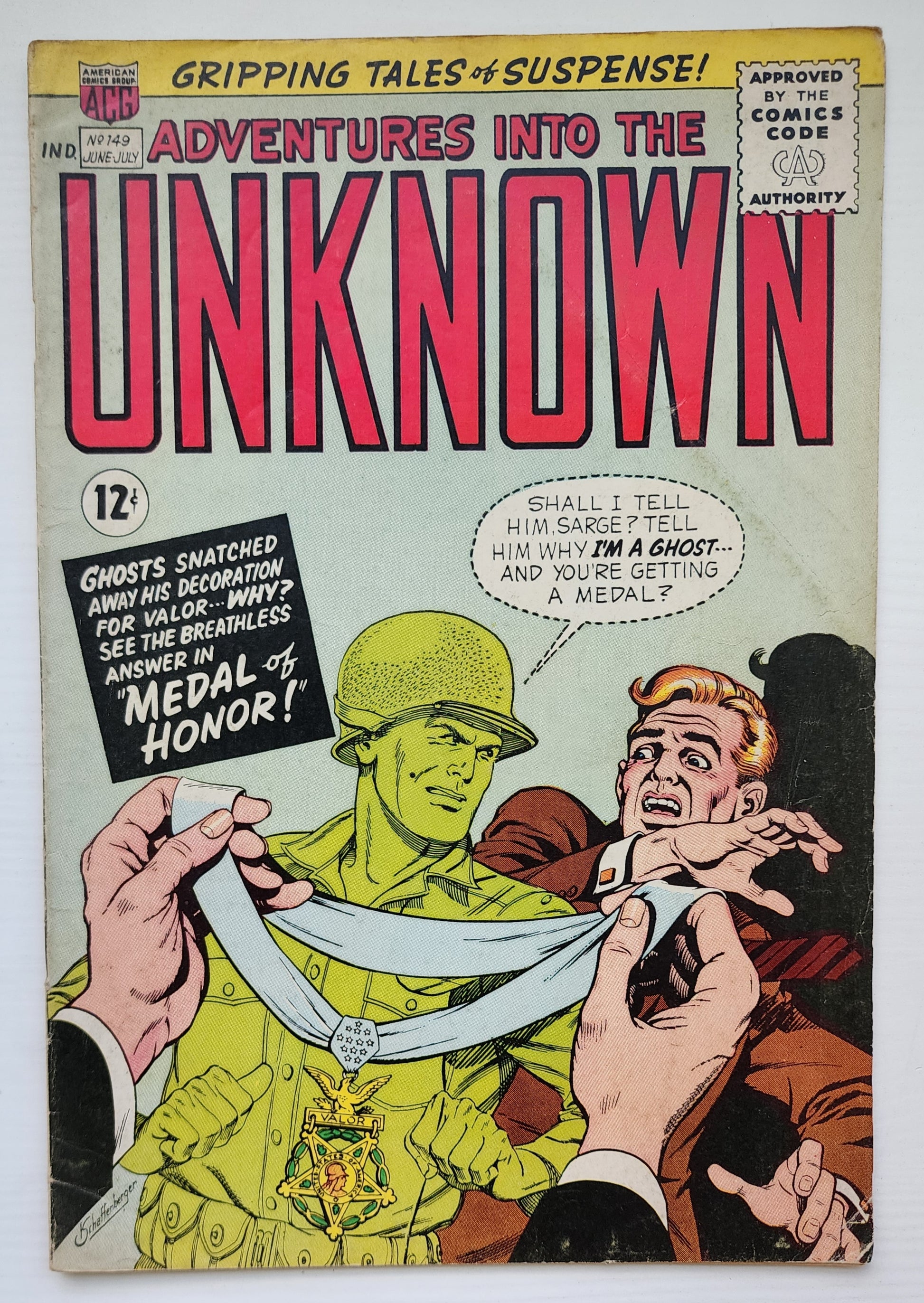 ADVENTURES INTO THE UNKNOWN #149 1964 GOLD KEY