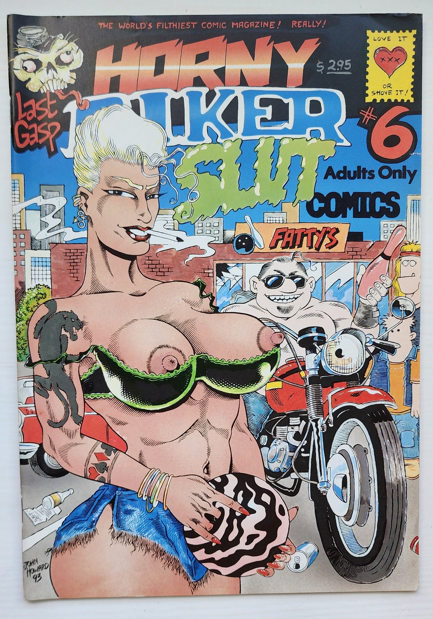 HORNY BIKER SLUT #6 1993 GOLD KEY