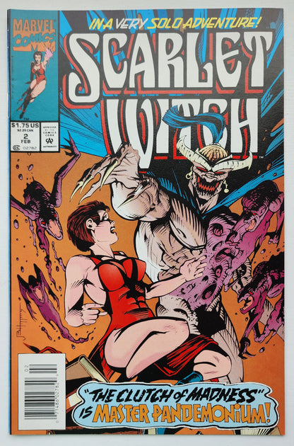 SCARLET WITCH #2 1994 NEWSSTAND Avengers MARVEL COMICS