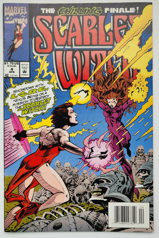 SCARLET WITCH #4 1994 NEWSSTAND Avengers MARVEL COMICS