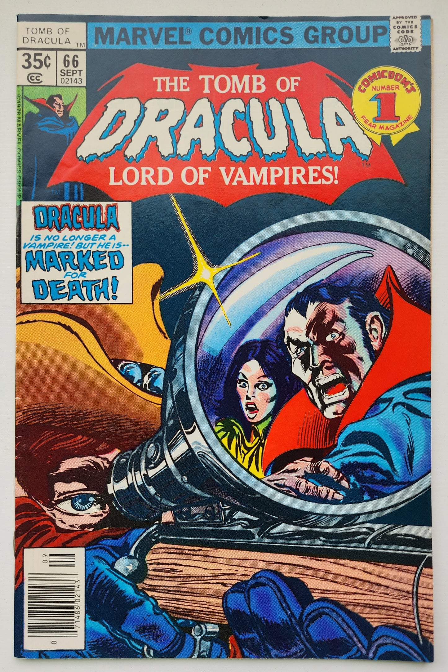 TOMB OF DRACULA #66 1978 Tomb of Dracula MARVEL COMICS