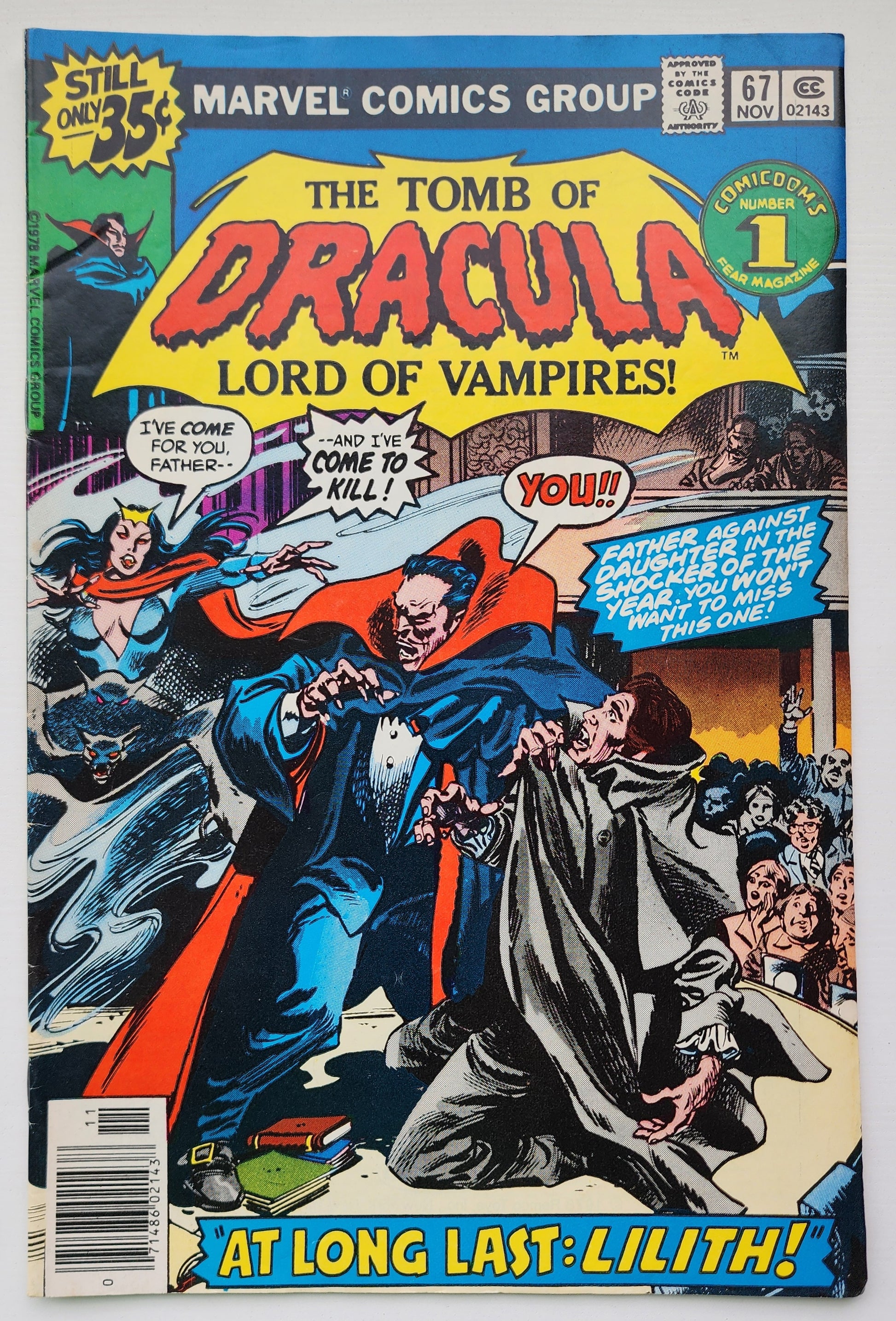 TOMB OF DRACULA #67 1978 Tomb of Dracula MARVEL COMICS