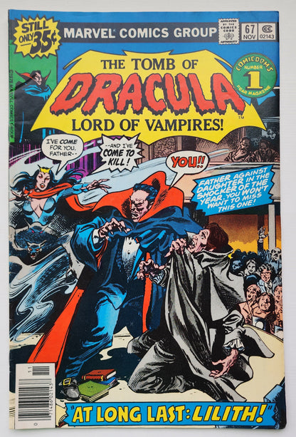 TOMB OF DRACULA #67 1978 Tomb of Dracula MARVEL COMICS