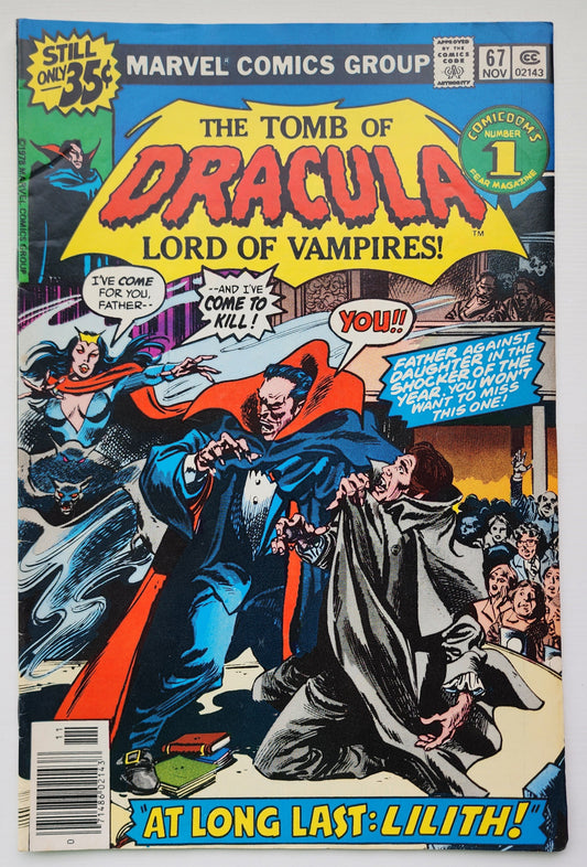 TOMB OF DRACULA #67 1978 Tomb of Dracula MARVEL COMICS