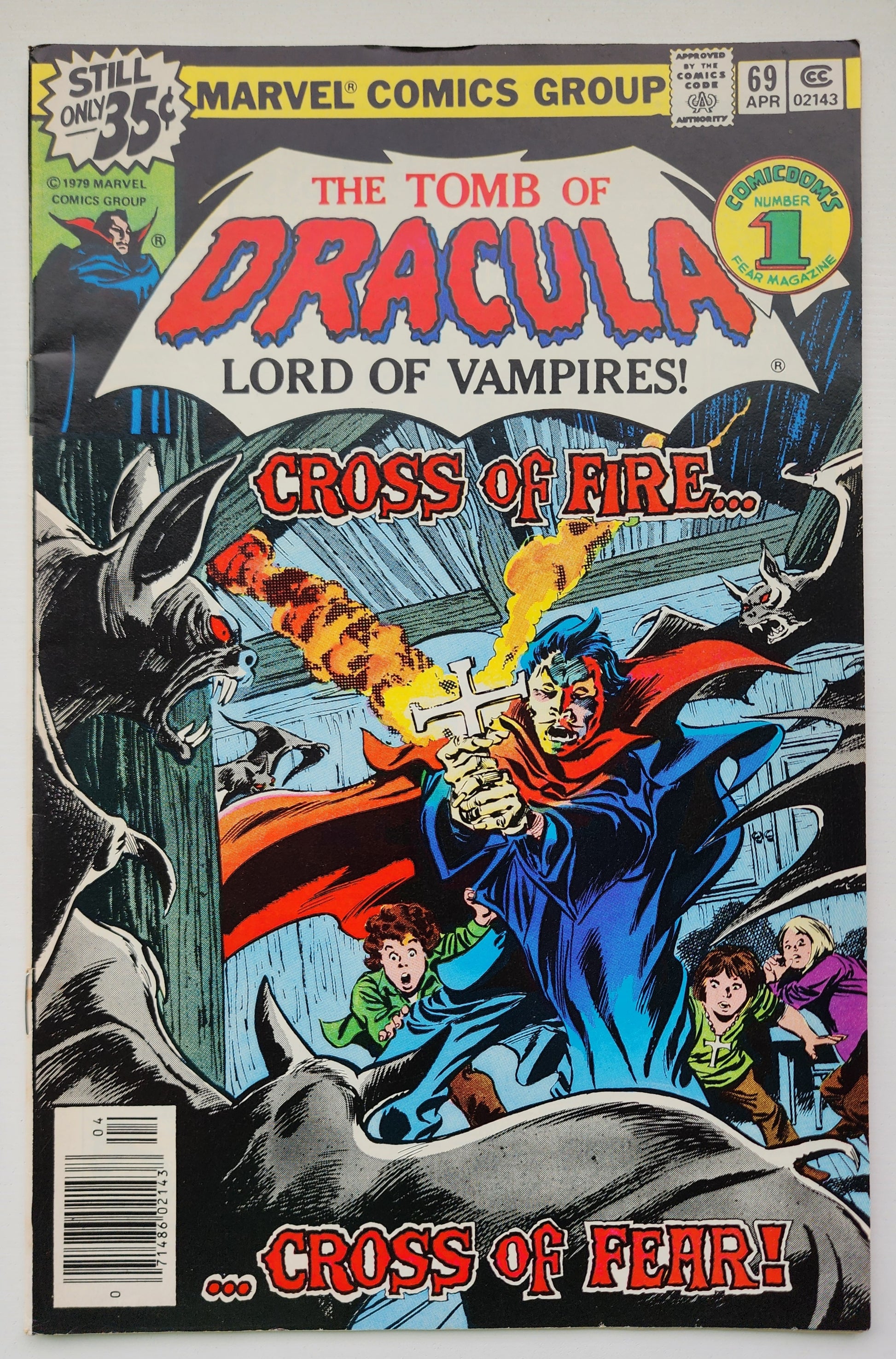 TOMB OF DRACULA #69 1978 Tomb of Dracula MARVEL COMICS