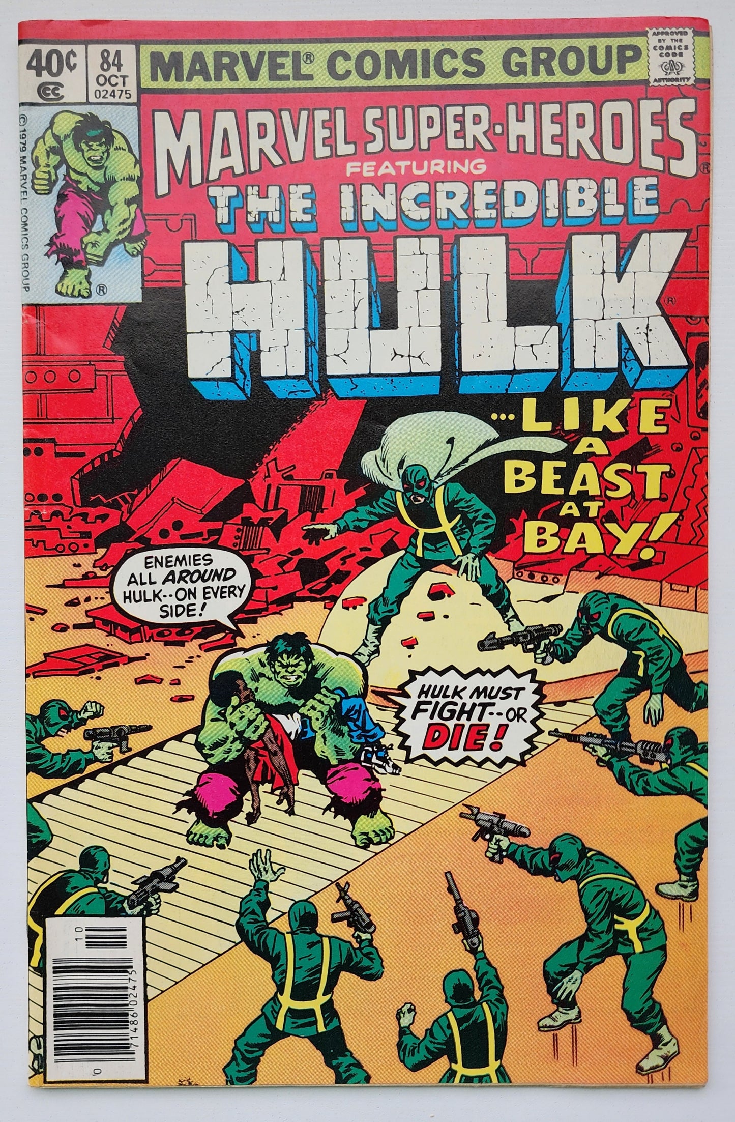 MARVEL SUPER-HEROES #84 FEATURING HULK 1979 Marvel Super-Heroes MARVEL COMICS