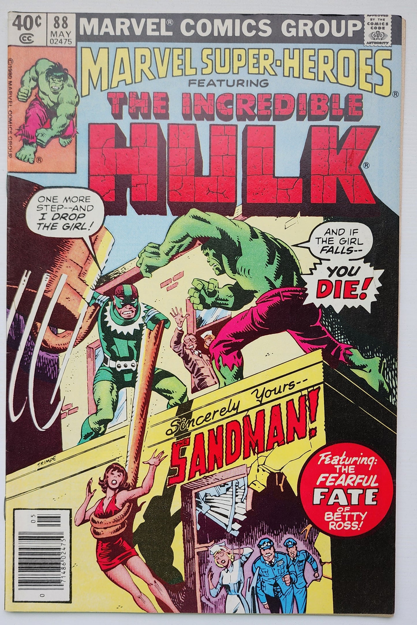 MARVEL SUPER-HEROES #88 FEATURING HULK 1980 NEWSSTAND [I01] Marvel Super-Heroes MARVEL COMICS