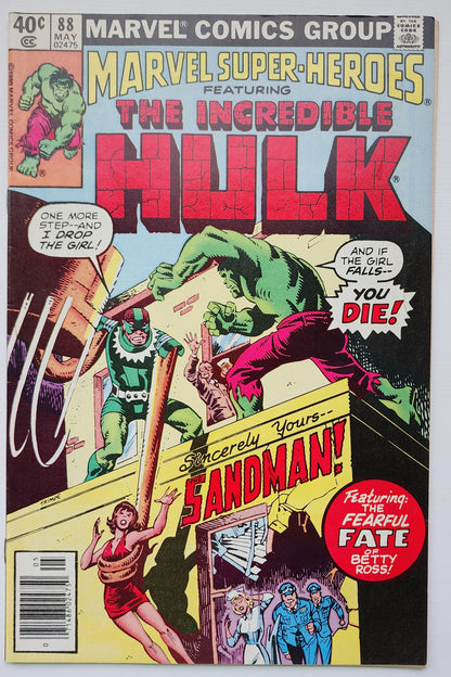 MARVEL SUPER-HEROES #88 FEATURING HULK 1980 NEWSSTAND [I01] Marvel Super-Heroes MARVEL COMICS