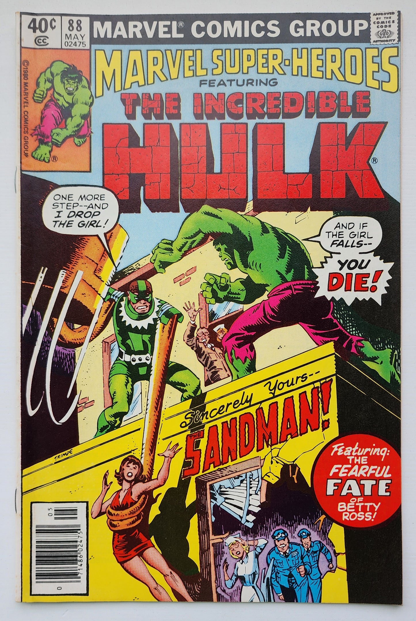 MARVEL SUPER-HEROES #88 FEATURING HULK 1980 NEWSSTAND [I02] Marvel Super-Heroes MARVEL COMICS