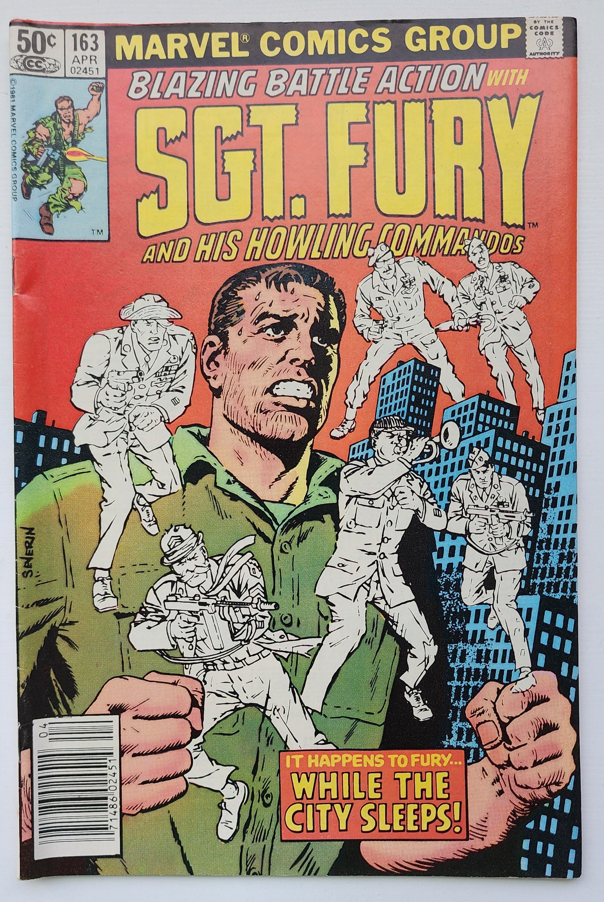 SGT FURY AND HIS HOWLING COMMANDOS #163 1979 Sgt Fury MARVEL COMICS