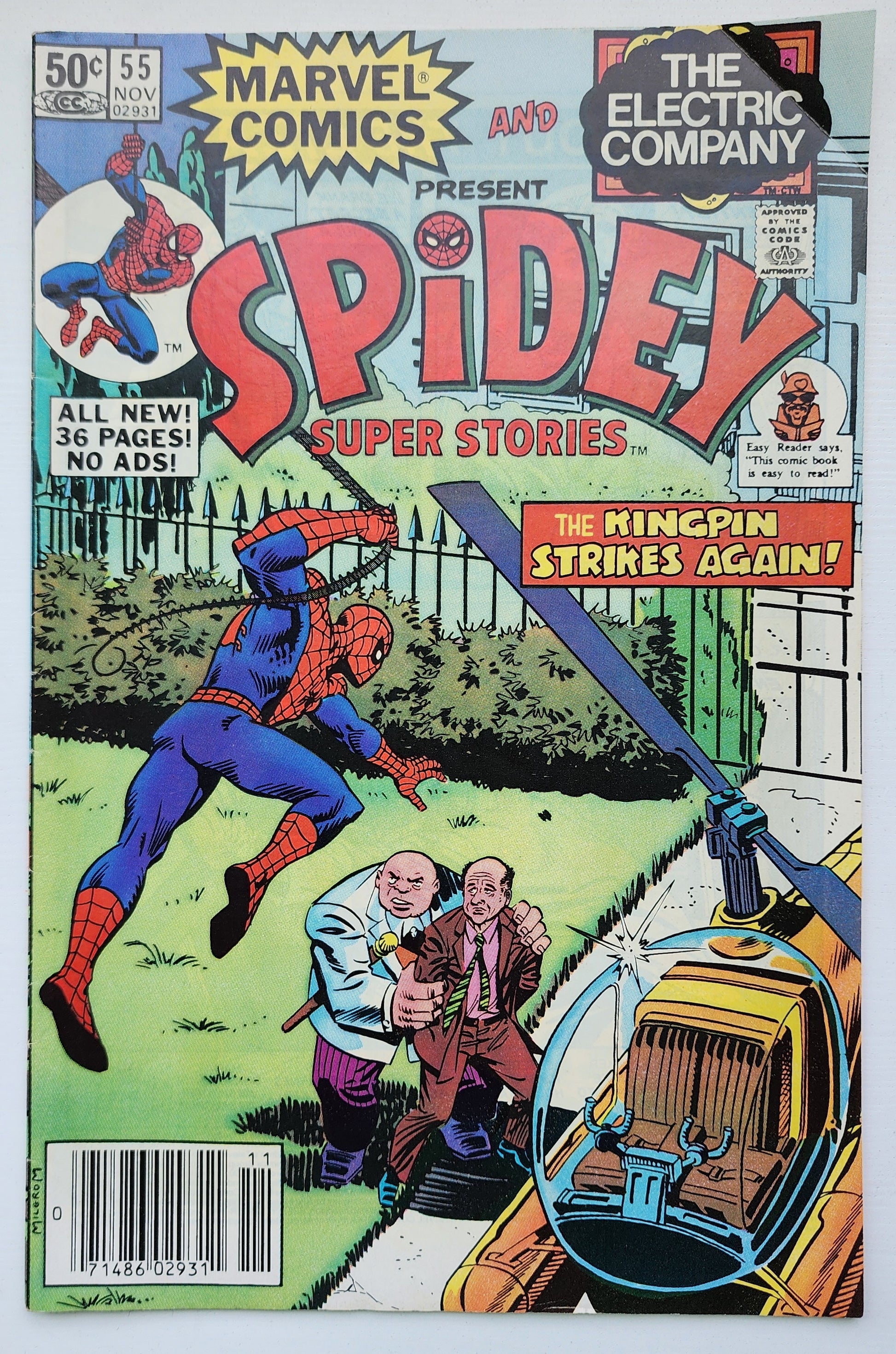SPIDEY SUPER STORIES #55 1981 NEWSSTAND MARVEL COMICS