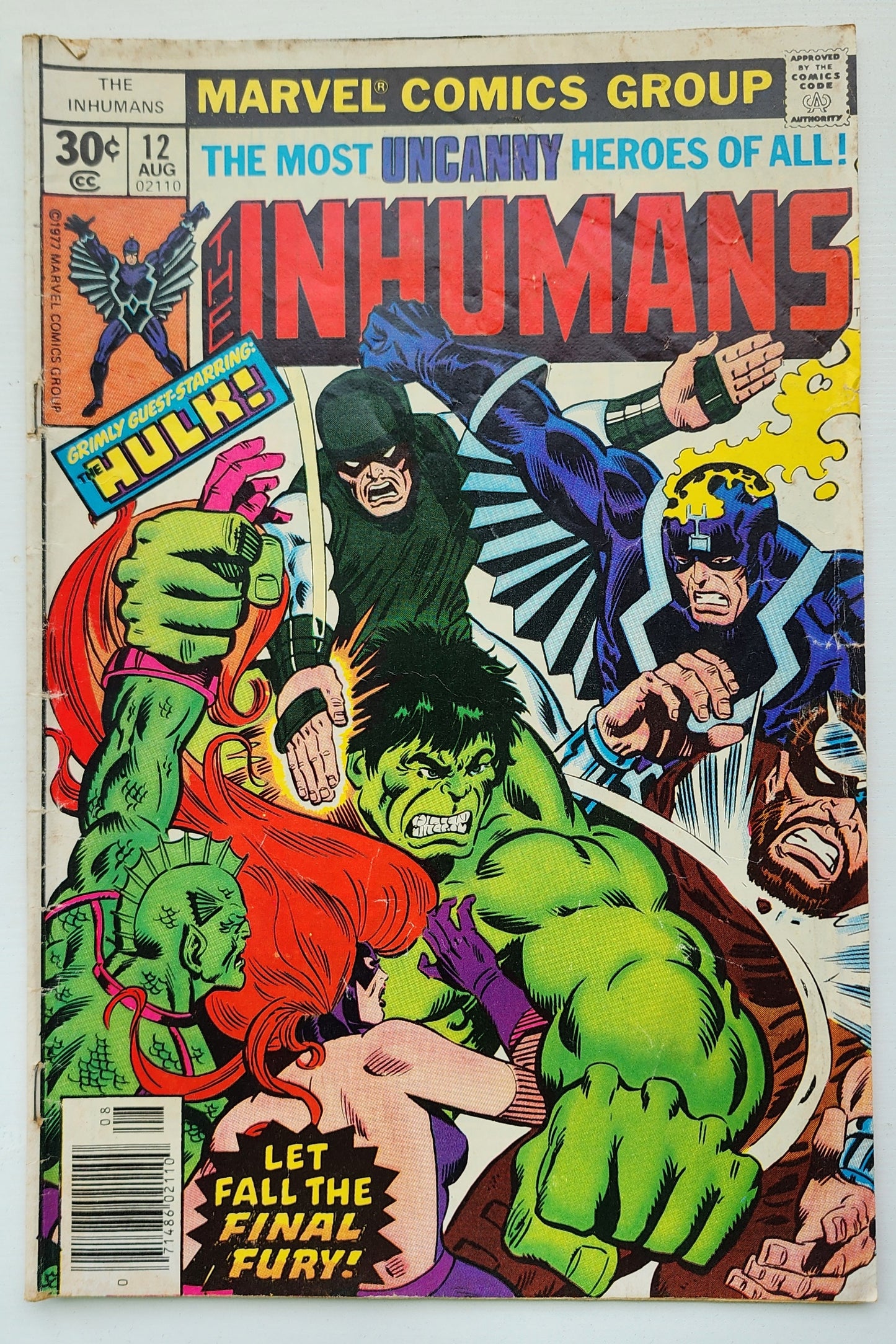 INHUMANS #12 1977 MARVEL COMICS