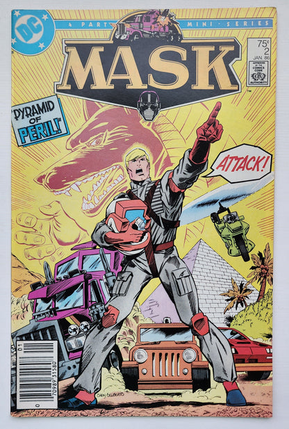 MASK #2 1986 NEWSSTAND MARVEL COMICS