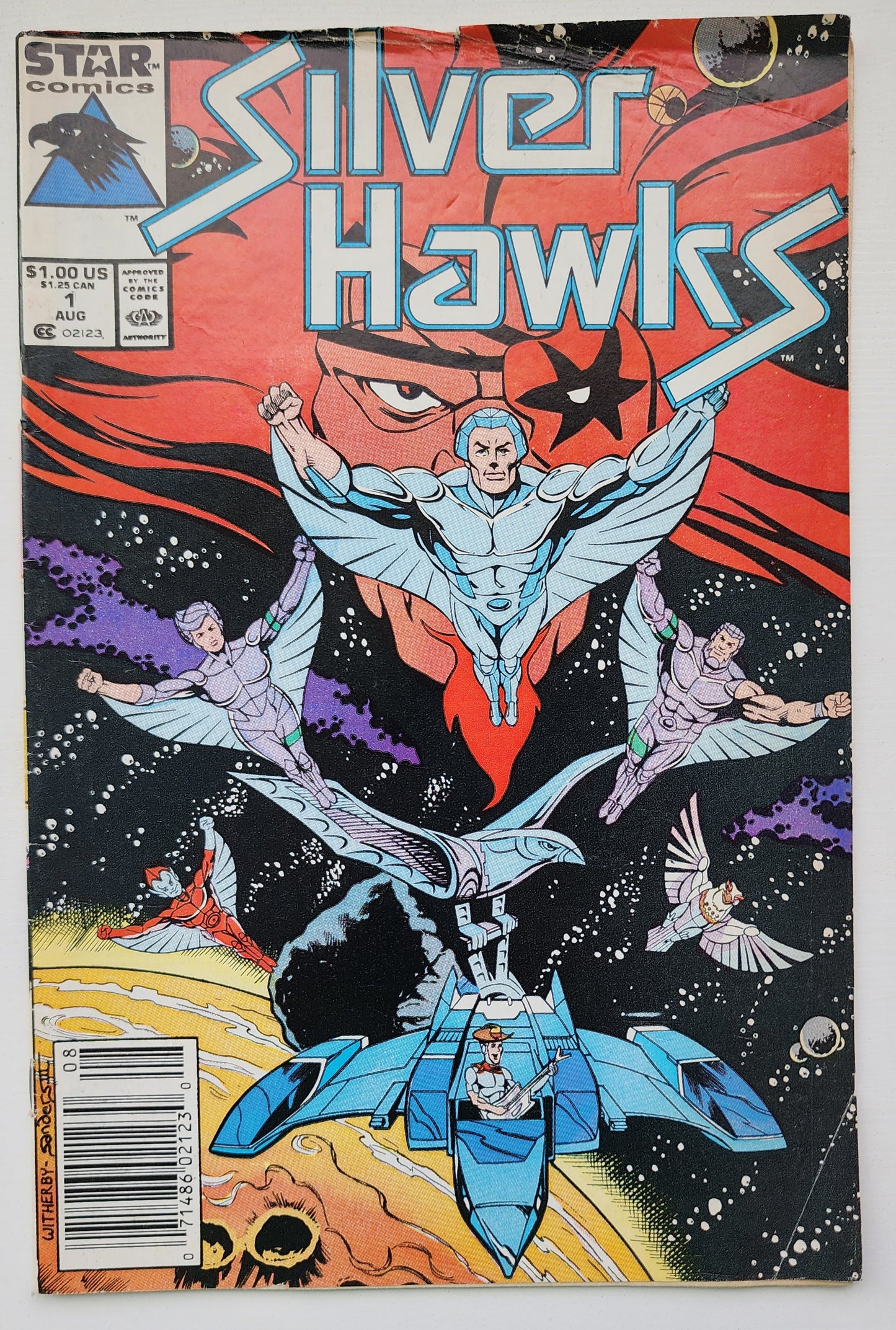 SILVERHAWKS #1 1987 NEWSSTAND MARVEL COMICS