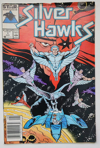 SILVERHAWKS #1 1987 NEWSSTAND MARVEL COMICS